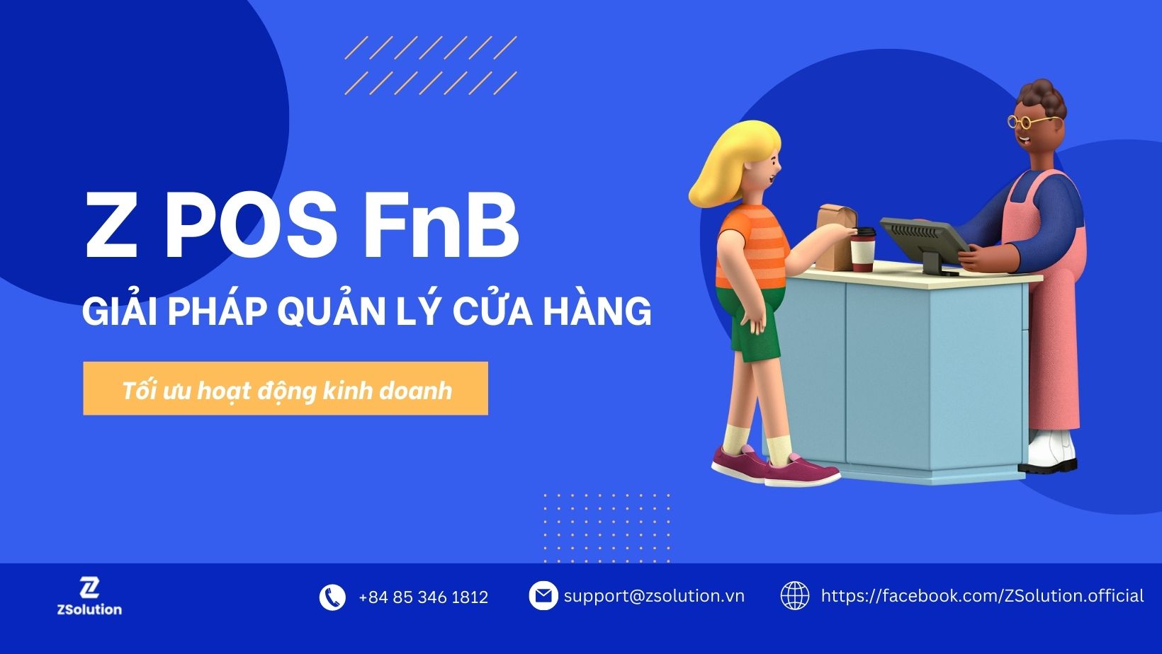 Z POS FnB – Giải pháp quản lý cửa hàng toàn diện nhất